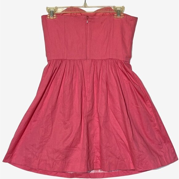 Lilly PULITZER Mayfield Pink Seeing Stars Strapless Fit Flare Dress - Picture 6 of 14
